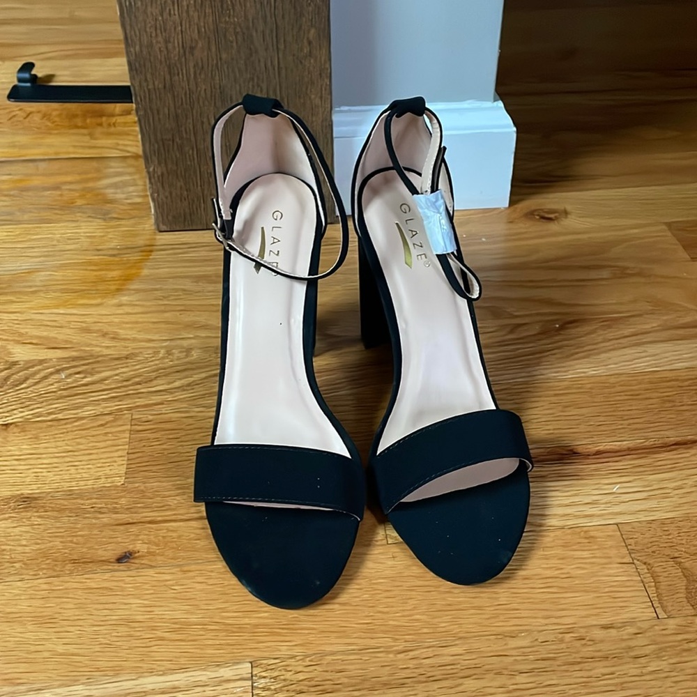 Brand glaze, Black heels, size 9 never worn